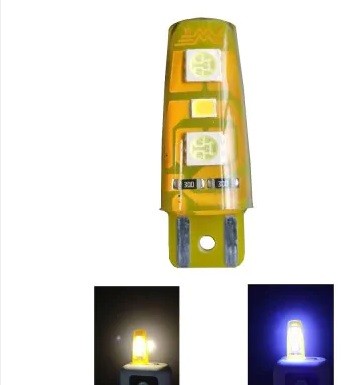 USB DC5V 6SMD Silicone Night Light Desk Reading Lamp for Notebook Computer PC Power – WHITE LIGHT + WARM WHITE