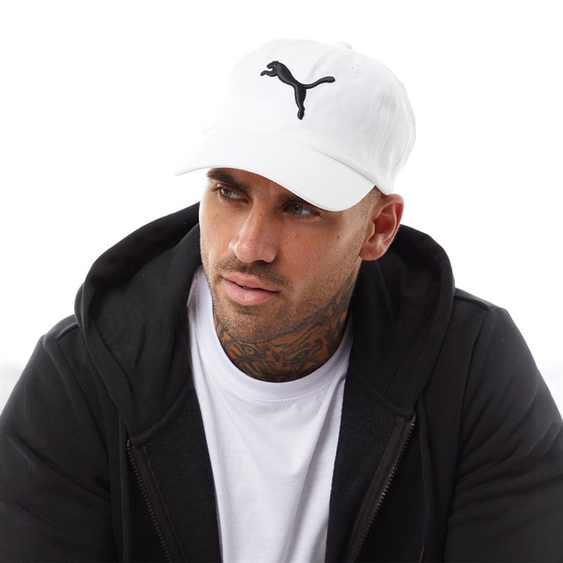 Puma Mens Essentials Logo Cap White