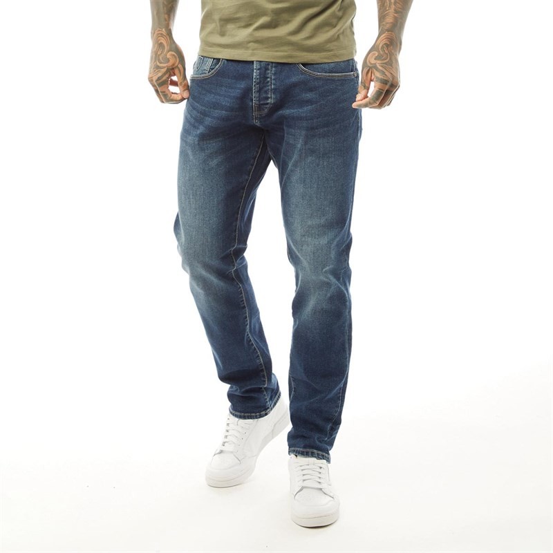 883 Police Mens Pottin 224 Regular Fit Jeans 224-Blue