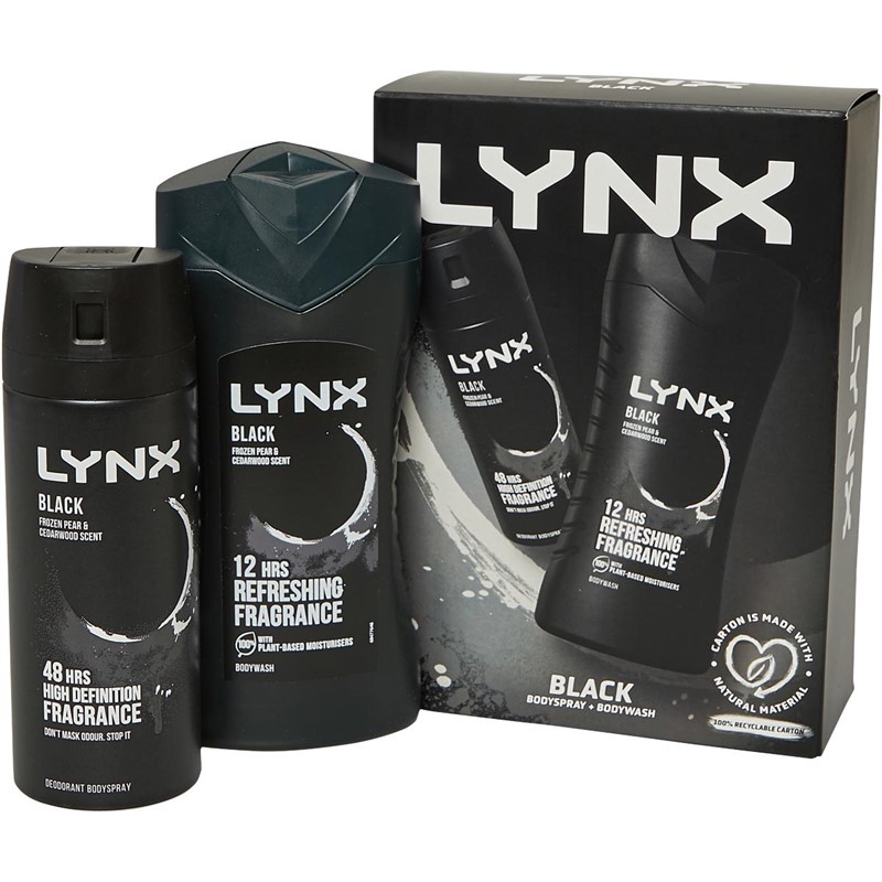 LYNX Mens Black Duo Set Two Piece Multi