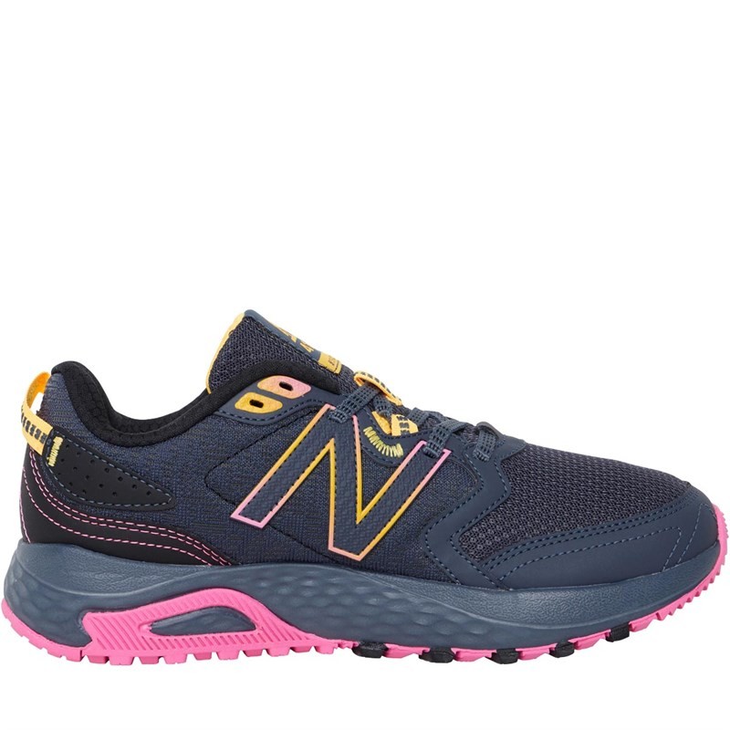 New Balance Womens 410 V7 Trail Running Shoes Grey/Pink