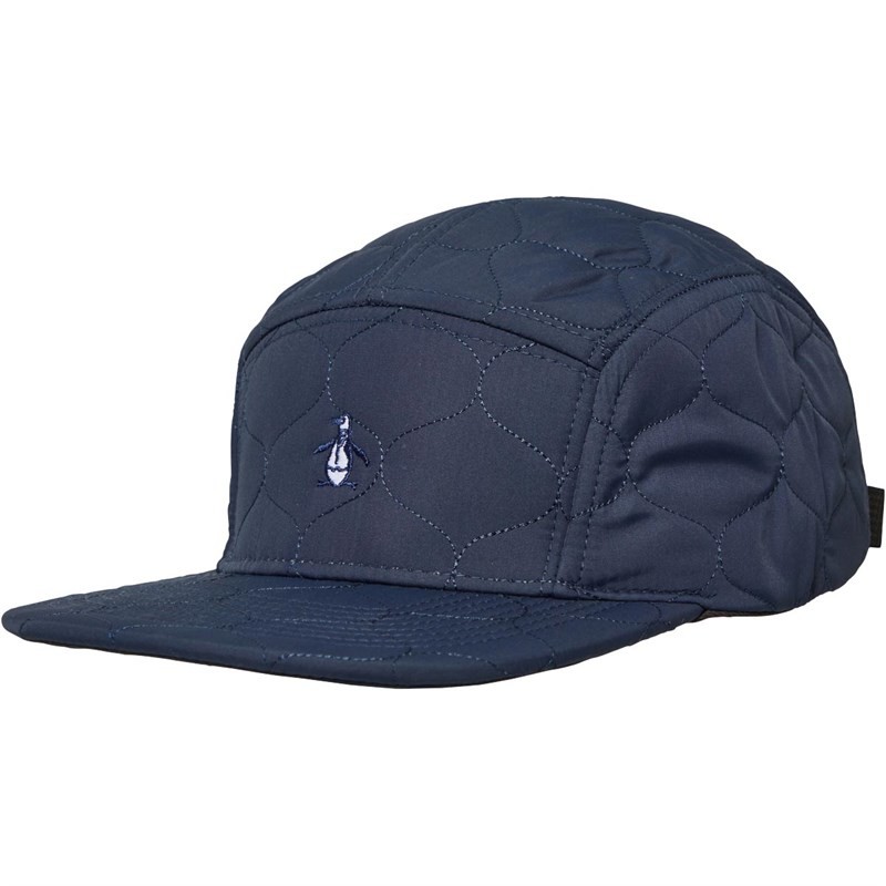 Original Penguin Mens Quilted Cap Saphire