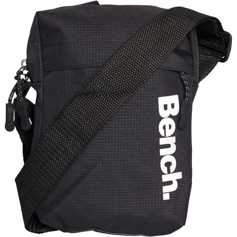 Bench Mens Hydra Messenger Bag Black